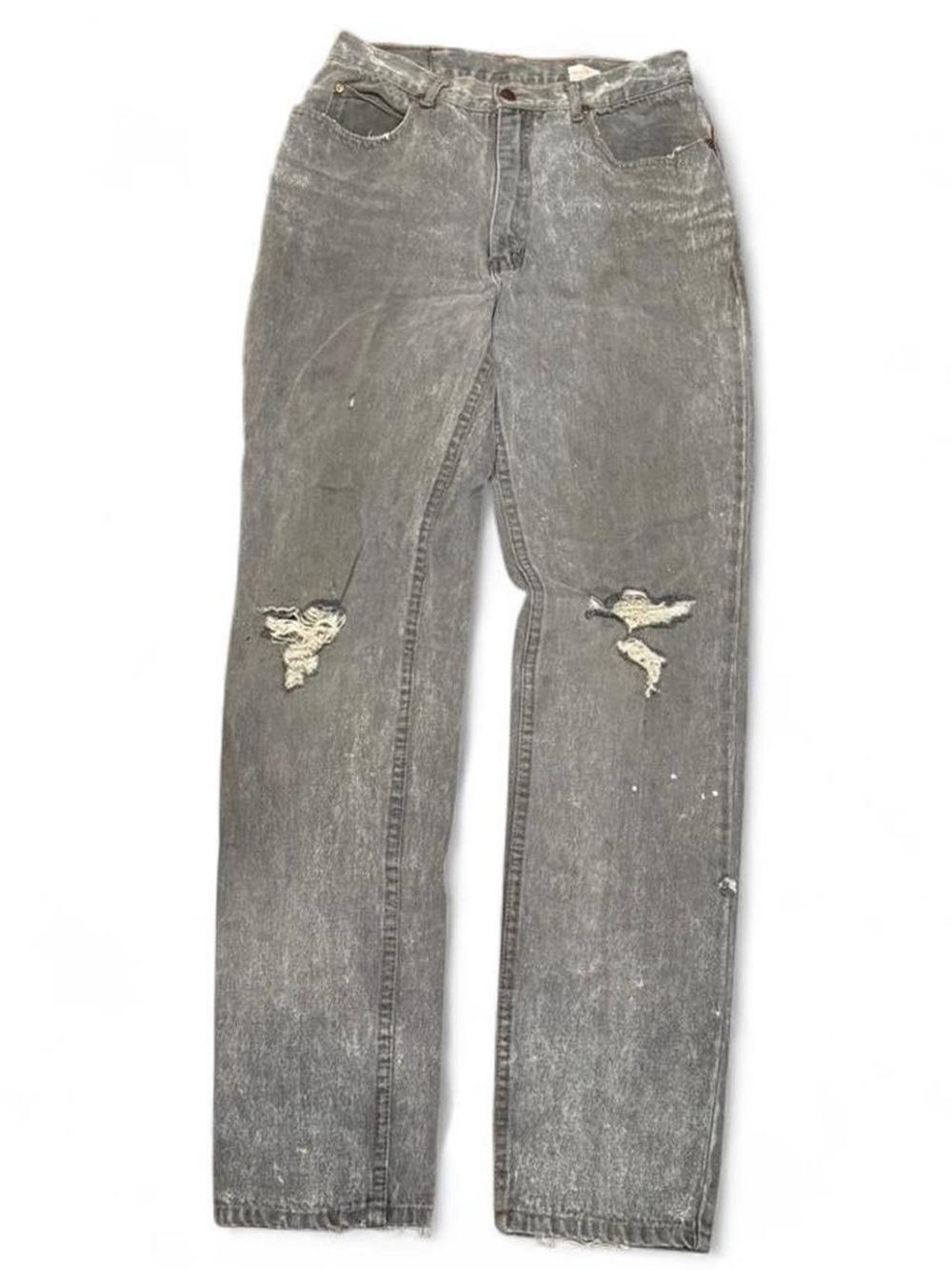 Vintage 90s Britania Acid Washed Distressed Slim Fit Jeans